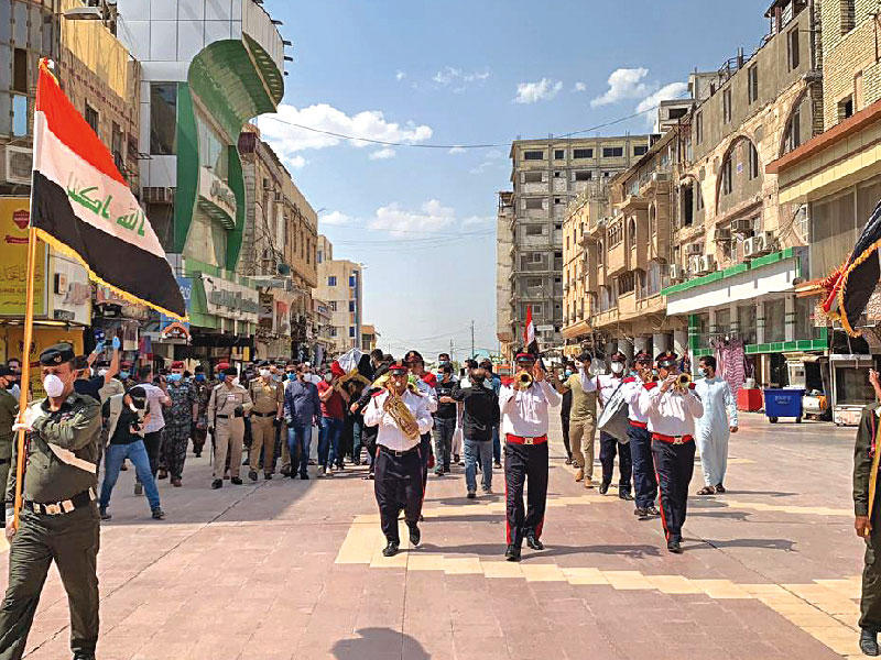 جانب من تشييع الهاشمي في النجفn