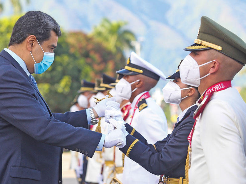 الرئيس الفنزويلي نيكولاس مادورو