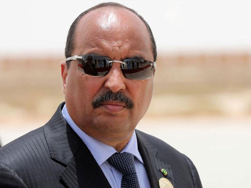 الرئيس الموريتاني السابق محمد ولد عبدالعزيز 