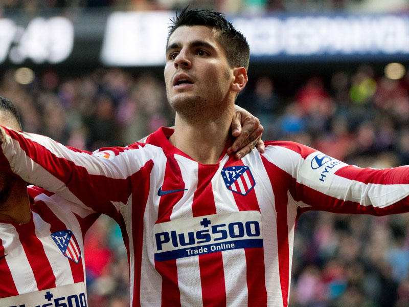 ألفارو موراتا مهاجم أتلتيكو مدريد