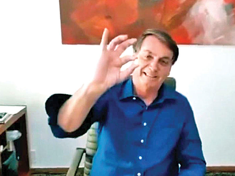 الرئيس البرازيلي اليمين المتطرّف جايير بولسونارو