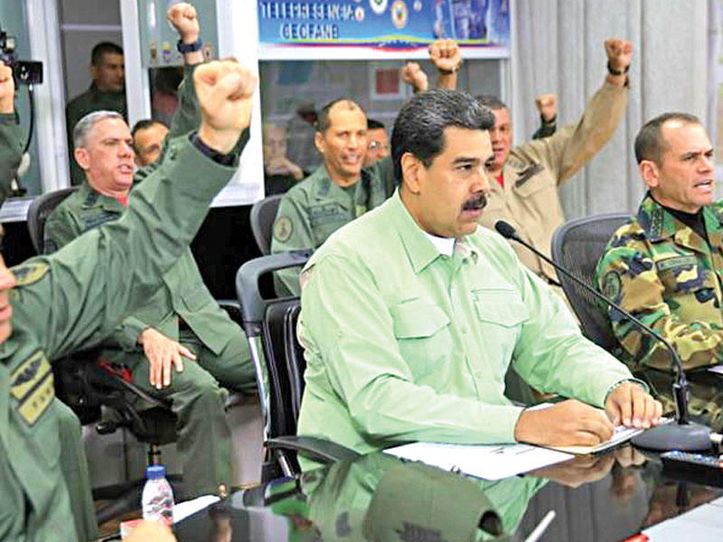 الرئيس الفنزويلي نيكولاس مادورو