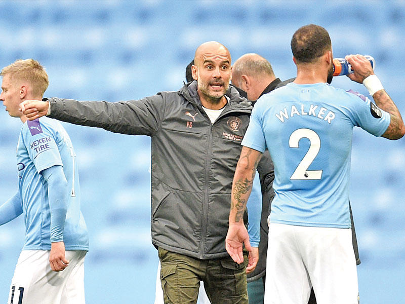 جوسيب غوارديولا المدير الفني لنادي مانشستر سيتي