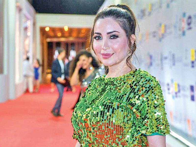 الفنانة نسرين طافش