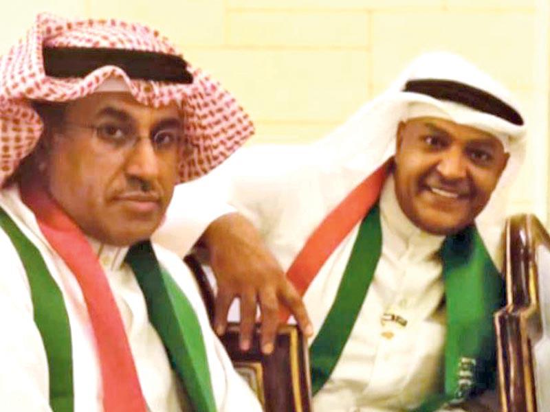 المطرب ناصر المانع ومشاري السلطان