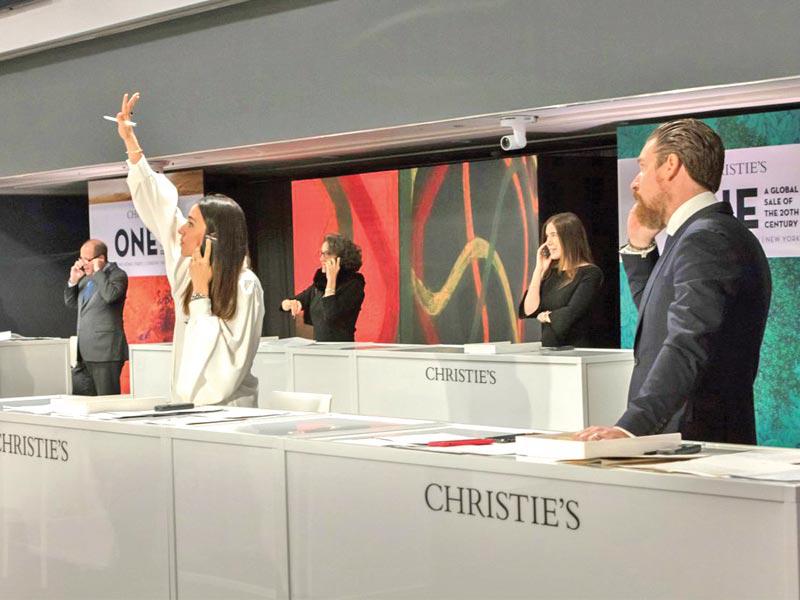 من مزاد دار «كريستيز» 