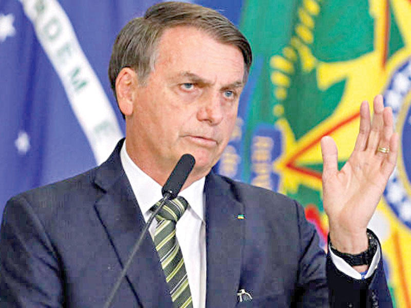 الرئيس البرازيلي جايير بولسونارو 