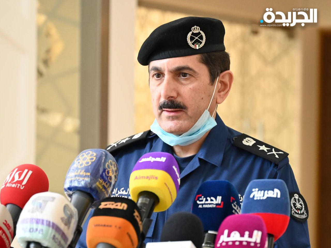 المدير العام للإدارة العامة للإطفاء الفريق خالد المكراد