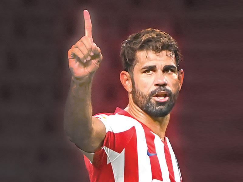 دييغو كوستا مهاجم أتلتيكو مدريد 