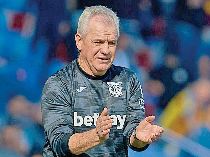 مدرب فريق ليغانيس خافيير أغيري