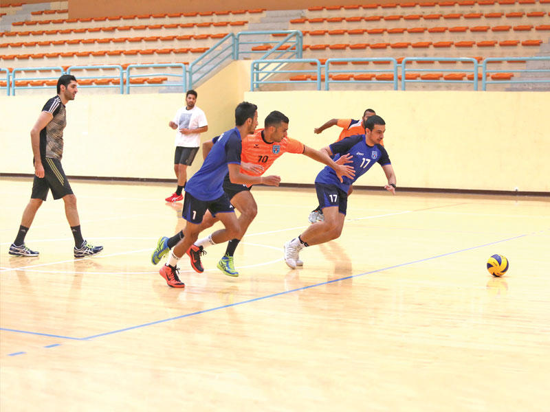 تدريب لـ «طائرة» نادي كاظمة 