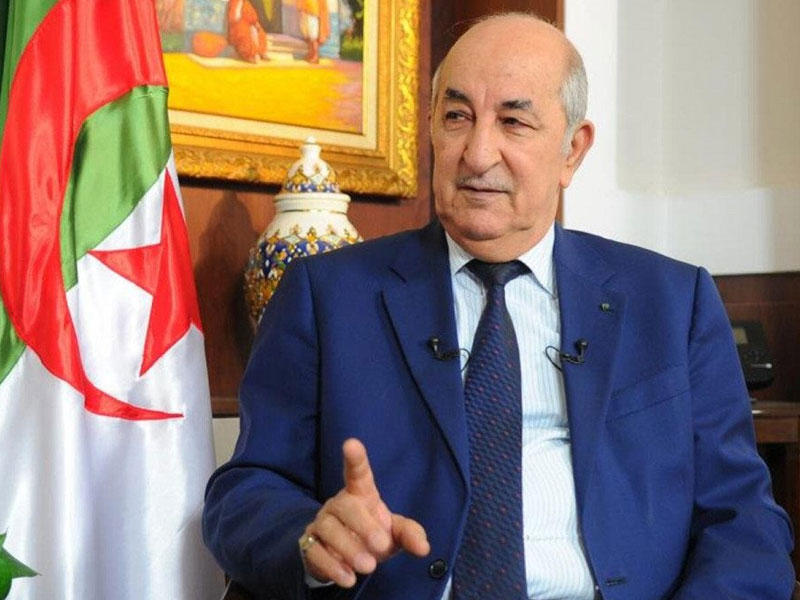 الرئيس الجزائري عبدالمجيد تبون