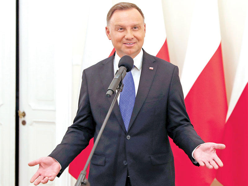 الرئيس البولندي أندريه دودا 