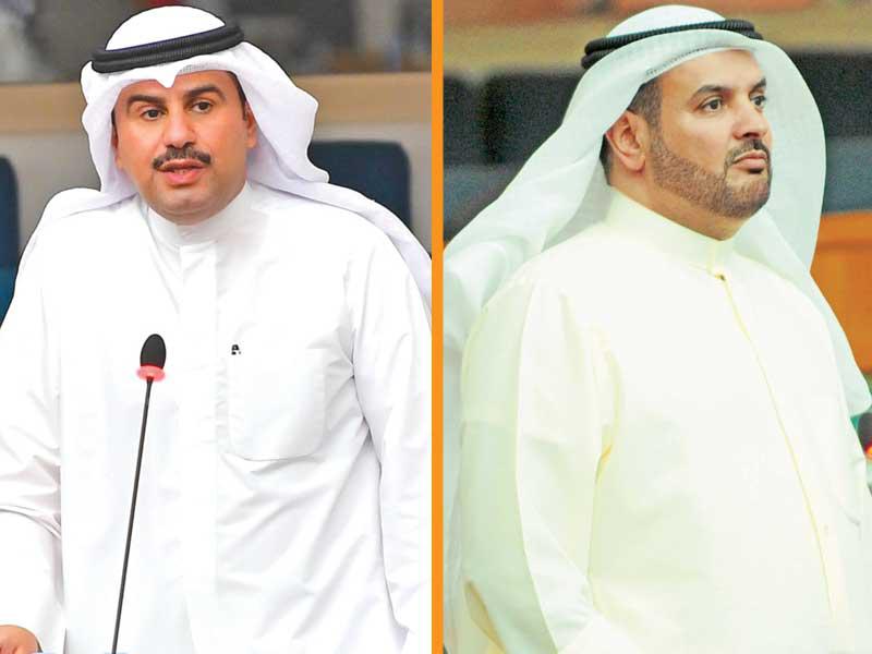 النائبان حمدان العازمي وثامر السويط