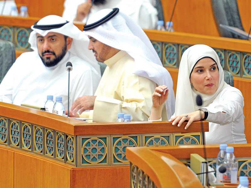 النائب حمدان العازمي وباسل الصباح