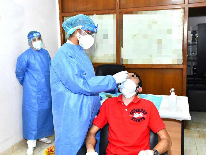 جانب من الفحوصات