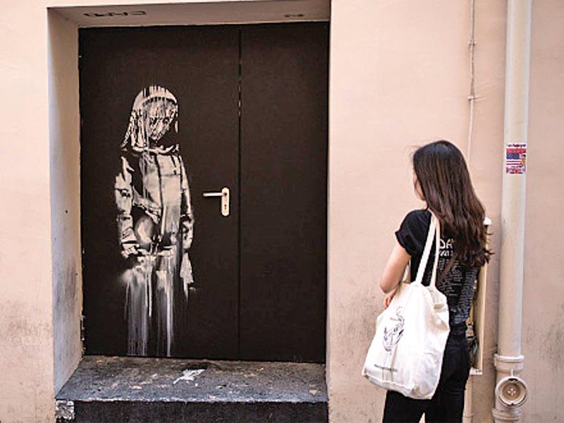 عمل بانكسي المعاد 