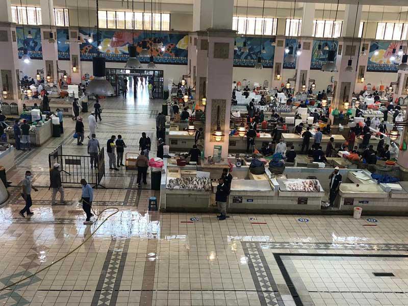 سوق السمك كما بدا أمس