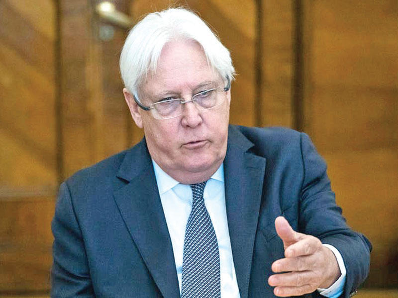 المبعوث الأممي إلى اليمن مارتن غريفيث 