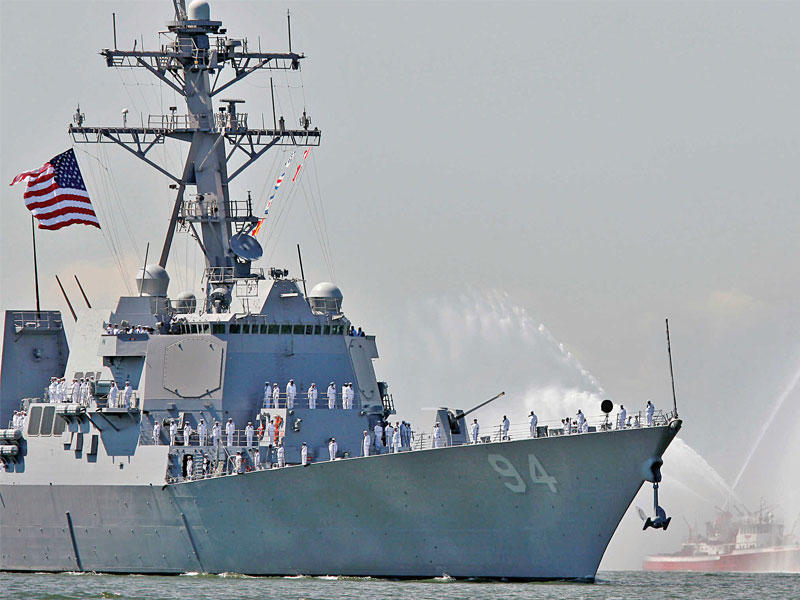 سفينة حربية للبحرية الأميركية 