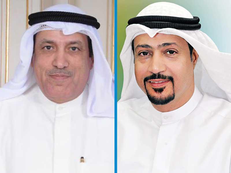 عميد القبول والتسجيل ورئيس لجنة التعليم عن بعد في جامعة الكويت د. علي المطيري-عميد كلية التربية الاساسية في الهيئة العامة للتعليم التطبيقي والتدريب، د. فريح العنزي