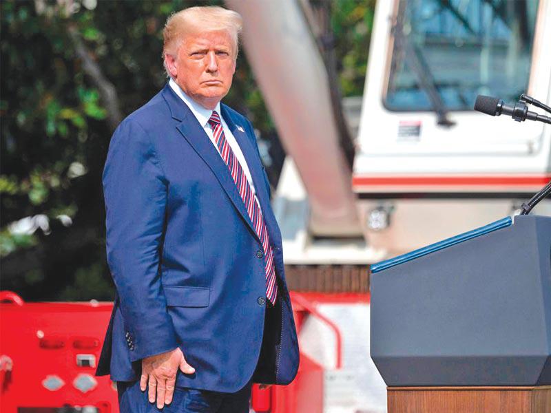 الرئيس الامريكي دونالد ترامب