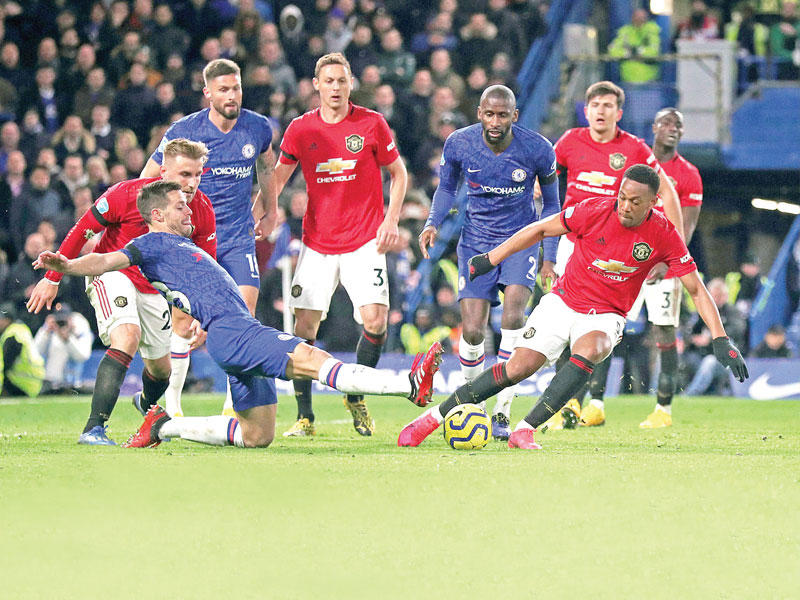 المواجهة بين مانشستر يونايتد وتشلسي