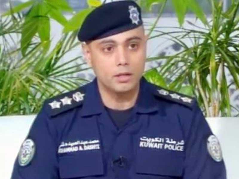مساعد مدير إدارة العمليات بالإدارة العامة للمرور بالإنابة العقيد محمد دشتي