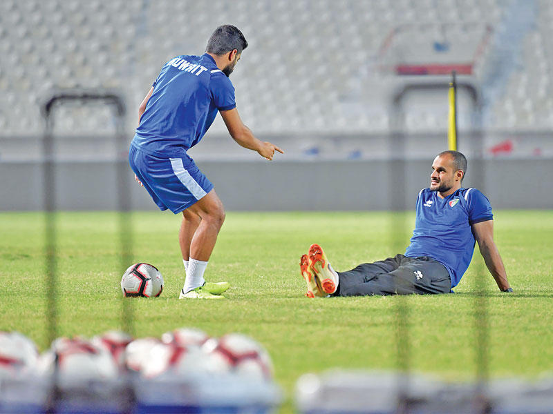 جانب من تدريب سابق للأزرق