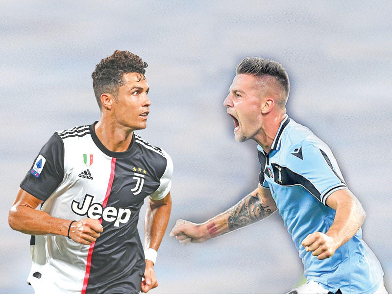 ميلينكوفيتش نجم لاتسيو - رونالدو نجم يوفنتوس