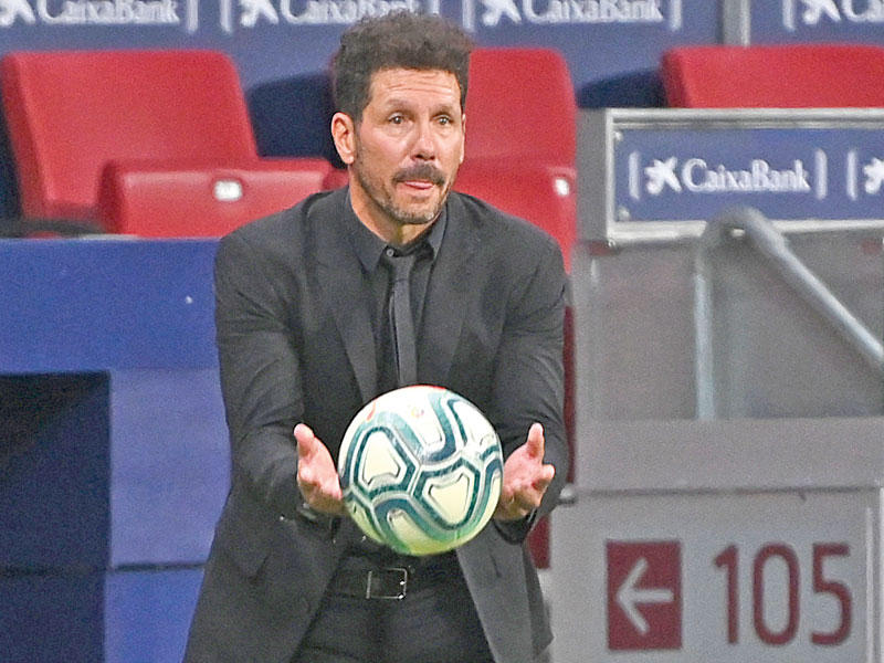 دييغو سيميوني مدرب أتلتيكو مدريد