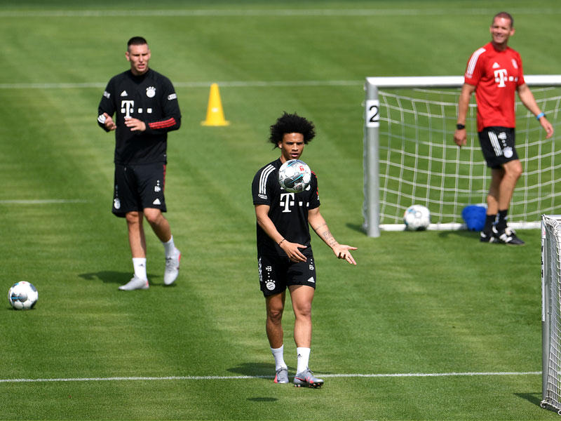 جانب من تدريبات بايرن ميونيخ