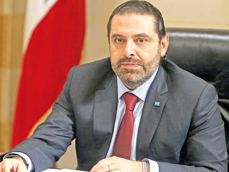  رئيس الحكومة اللبناني السابق سعد الحريري
