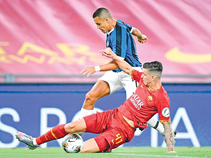 ايبانيز مدافع روما وسانشيز مهاجم الإنتر