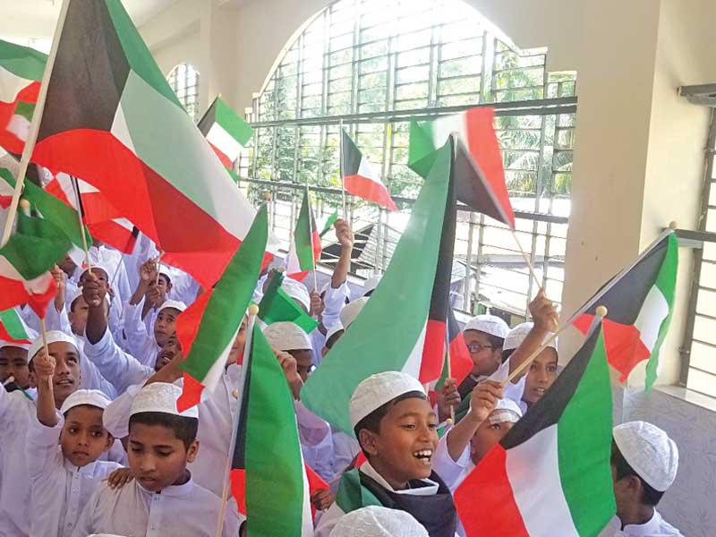 جانب من الأيتام المكفولين