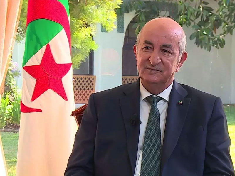 الرئيس الجزائري عبدالمجيد تبّون