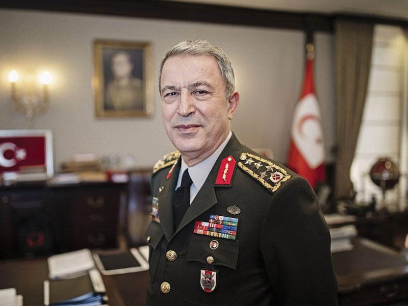 وزير الدفاع التركي خلوصي أكار 