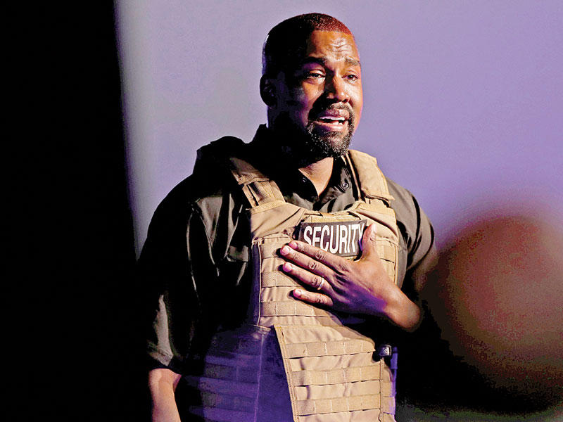 ويست يدشن حملته في تشارلستون أمس الأول (رويترز)