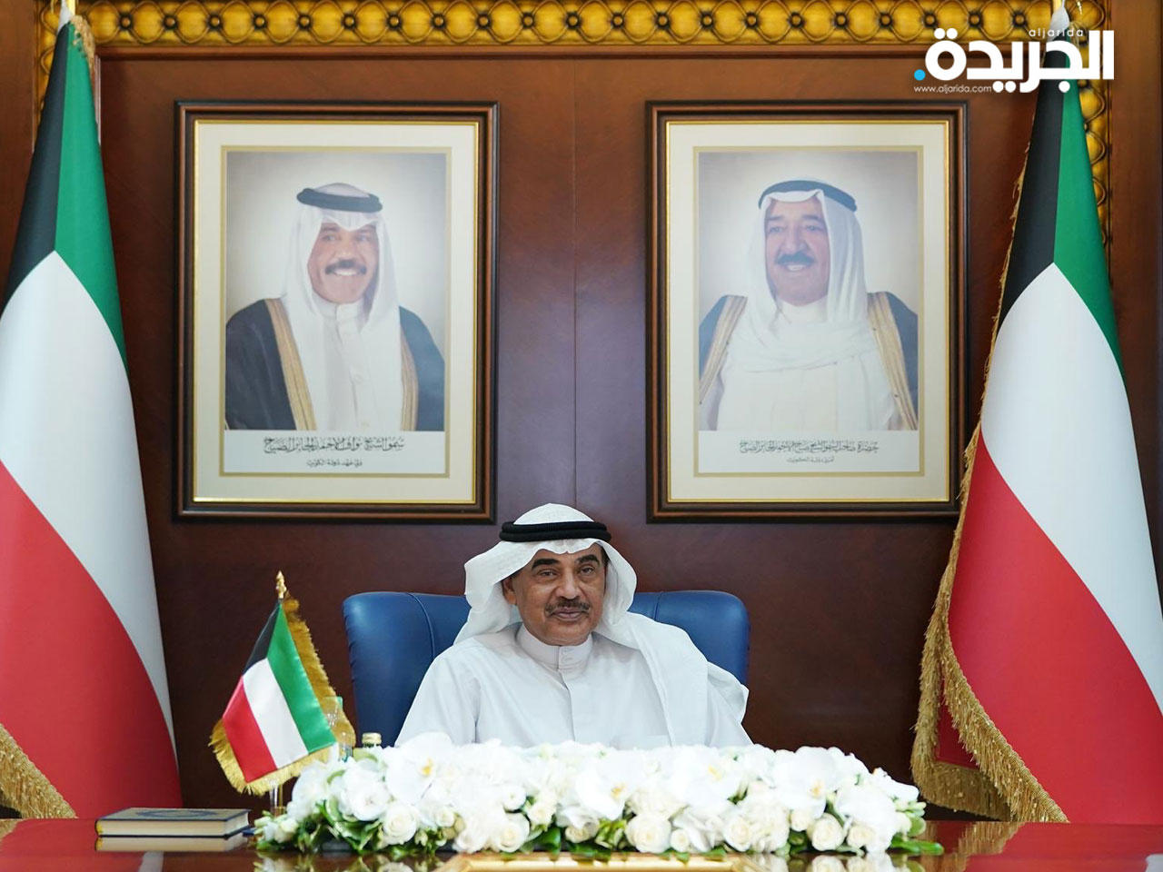 سمو الشيخ صباح الخالد مترئساً اجتماع مجل الوزراء 