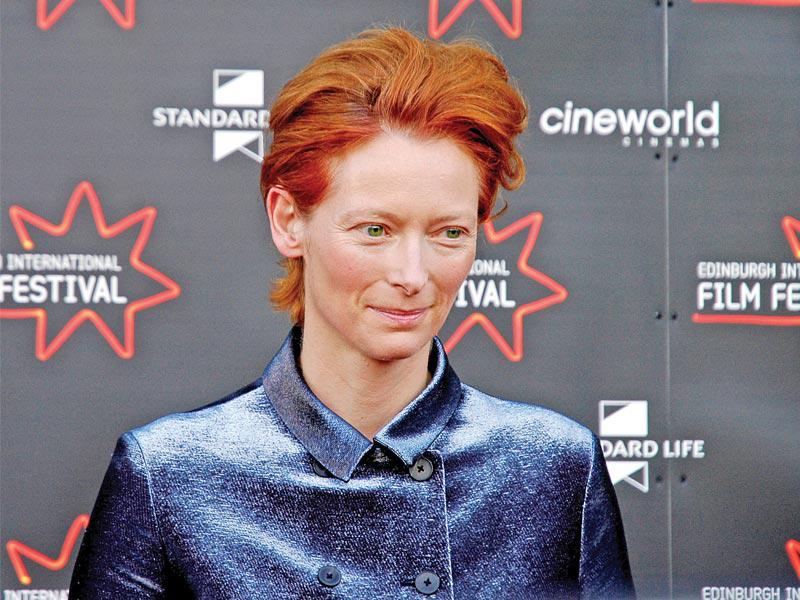 الممثلة البريطانية تيلدا سوينتون