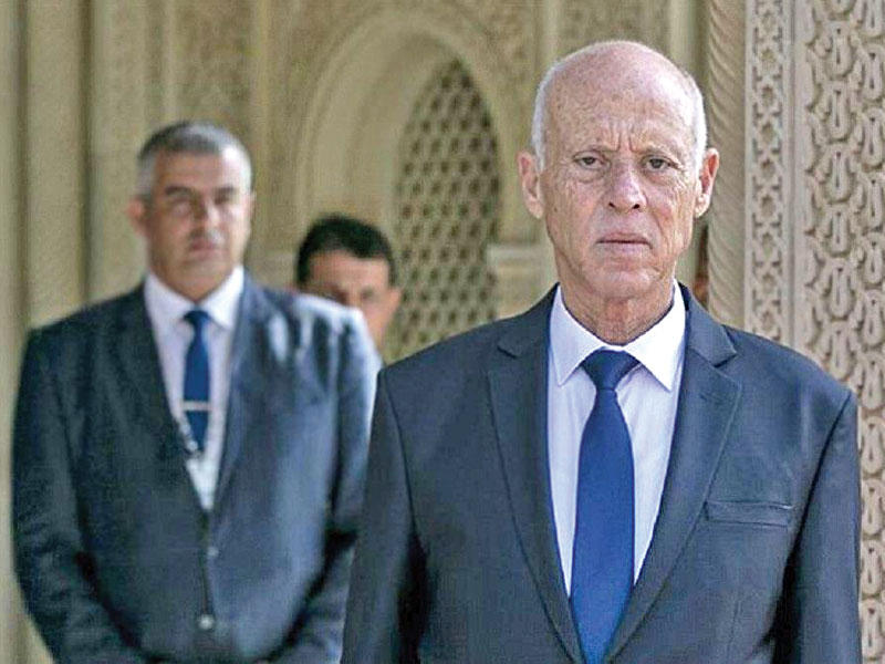 الرئيس التونسي قيس سعيد