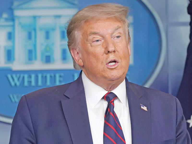 الرئيس الأميركي دونالد ترامب 