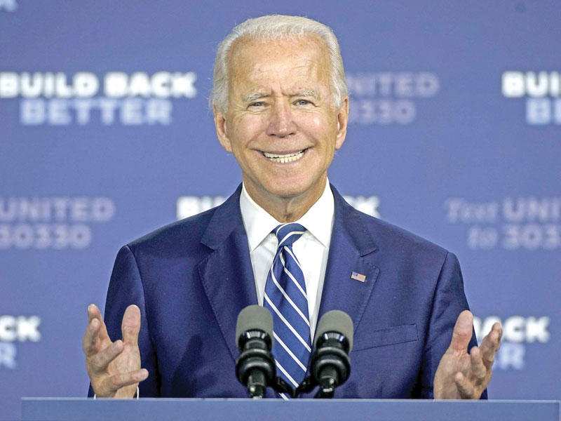جو بايدن المرشح الديمقراطي في انتخابات الرئاسة الأميركية