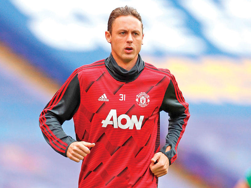 نيمانيا ماتيتش نجم خط وسط نادي مانشستر يونايتد الانكليزي 