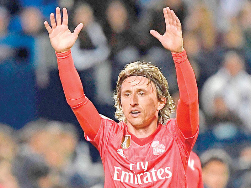 لوكا مودريتش لاعب وسط ريال مدريد