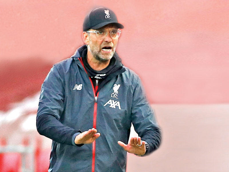 يورغن كلوب المدير الفني لنادي ليفربول الإنكليزي 