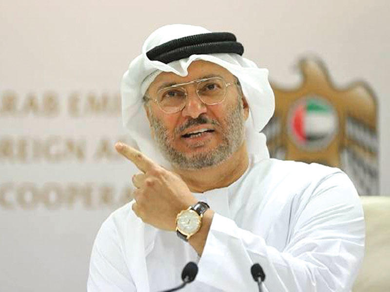 وزير الدولة الإماراتي للشؤون الخارجية أنور قرقاش