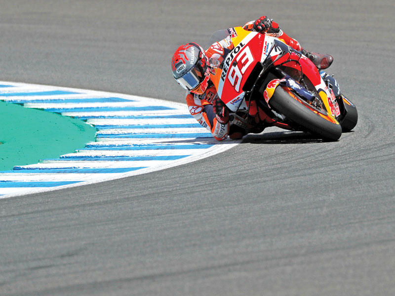 مارك ماركيز حامل لقب بطولة العالم للدراجات النارية 