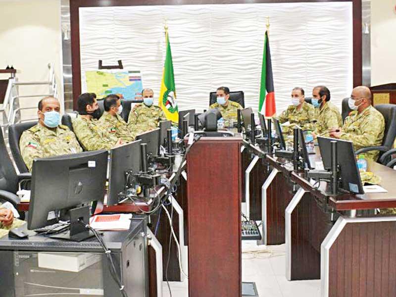 اجتماع خلية الأزمة في الحرس الوطني