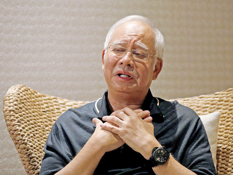 رئيس الوزراء الماليزي السابق نجيب عبدالرزاق 